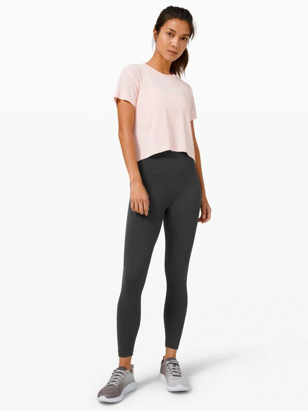 lululemon athletica Black gray Workout Leggings size 6